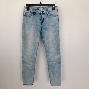 FOREVER 21 PREMIUM DENIM Retro Blue Ankle Jeans 26